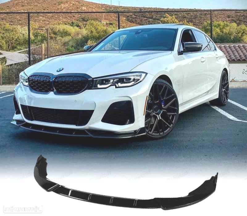 SPOILER LIP FRONTAL BMW G20 19- LOOK M PERFORMANCE II CARBONO - 1