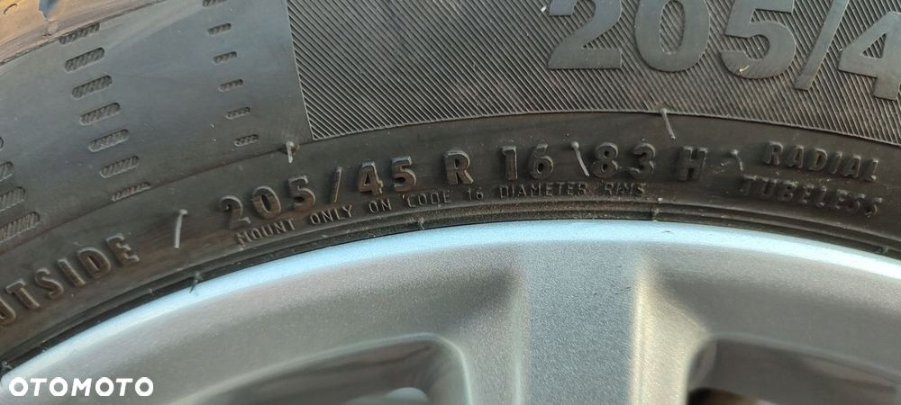 Opony Letnie Continental ContiEcoContact 5 205/45/16 83H 2x6,7mm 2018r Para - 10