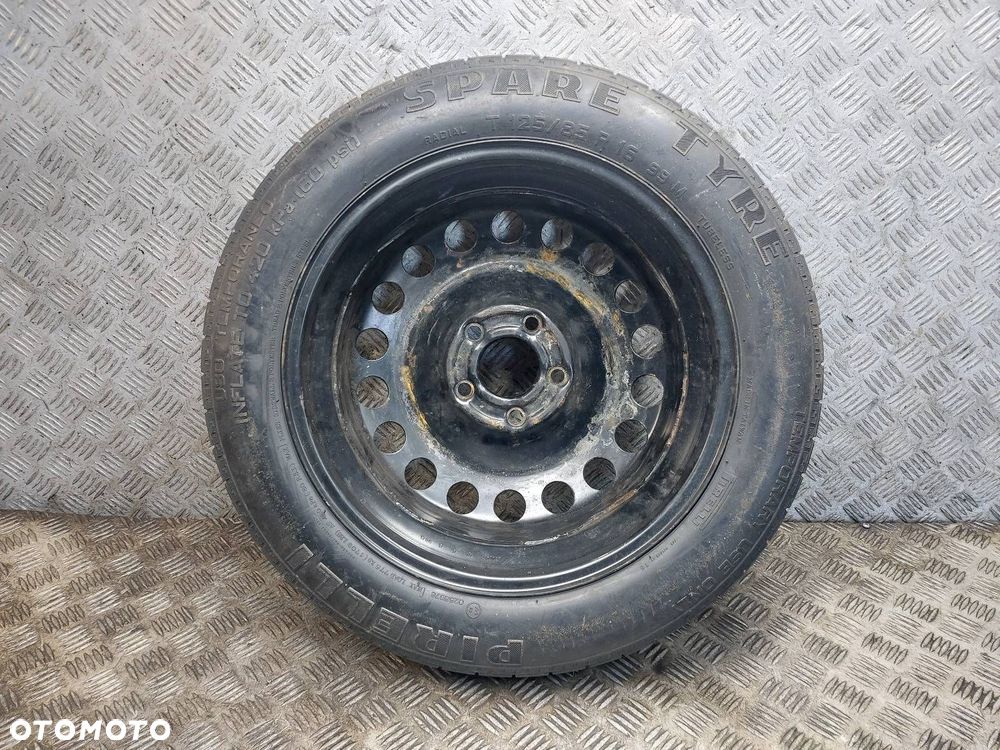 DOJAZDÓWKA 5x110 4Jx16 ET41 FI65,1 125/85R16 2004R PIRELLI SAAB 9-3 II - 6