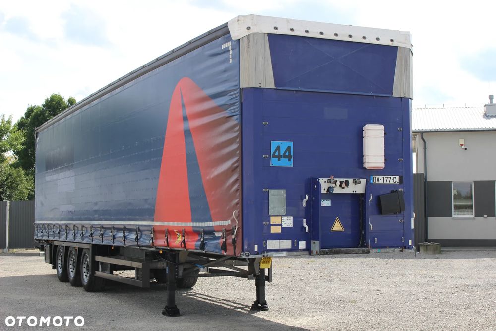 Schmitz Cargobull VARIOS /FIRANKA  /OSIE SCHMITZ / DACH PODNOSZONY/ RAMA OCYNK /SERWIS FR / IDEALNY STAN / - 8