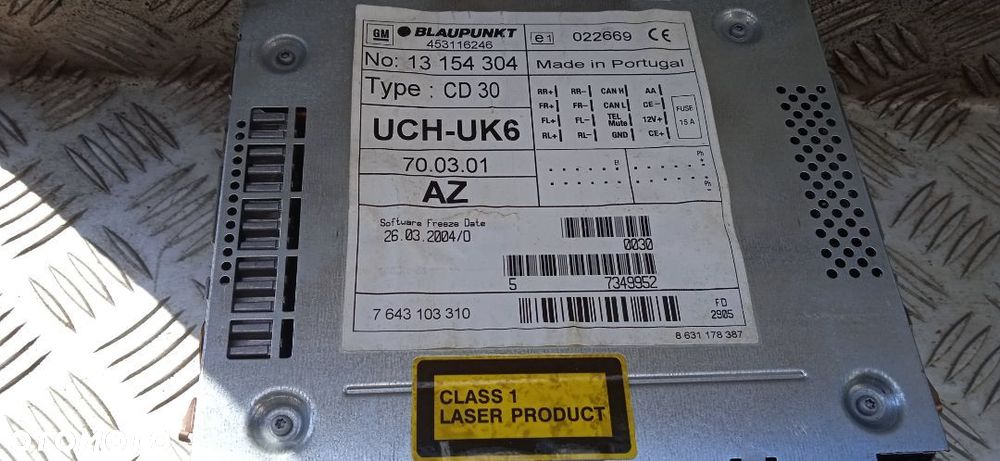 Radio CD Opel Astra H III  navi 13154304 - 2