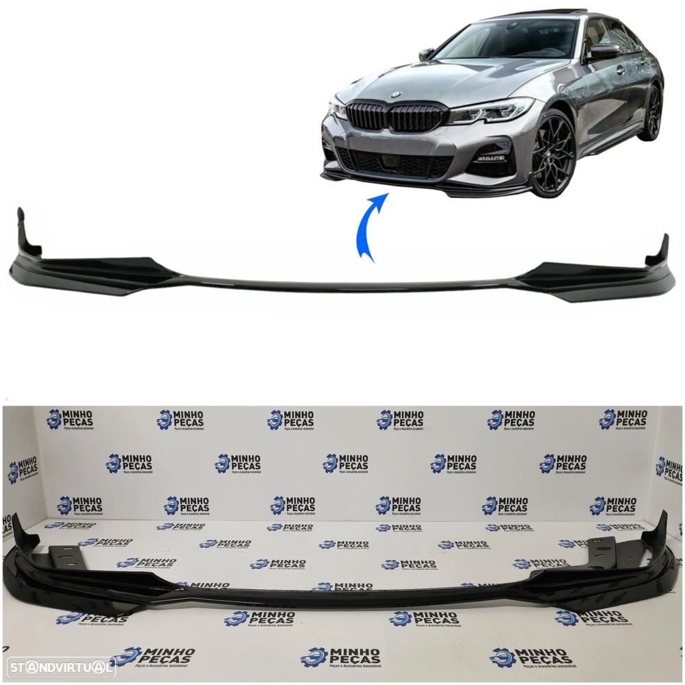 Spoiler Frontal BMW (G20/G21) M-Performance Preto Brilho - 1