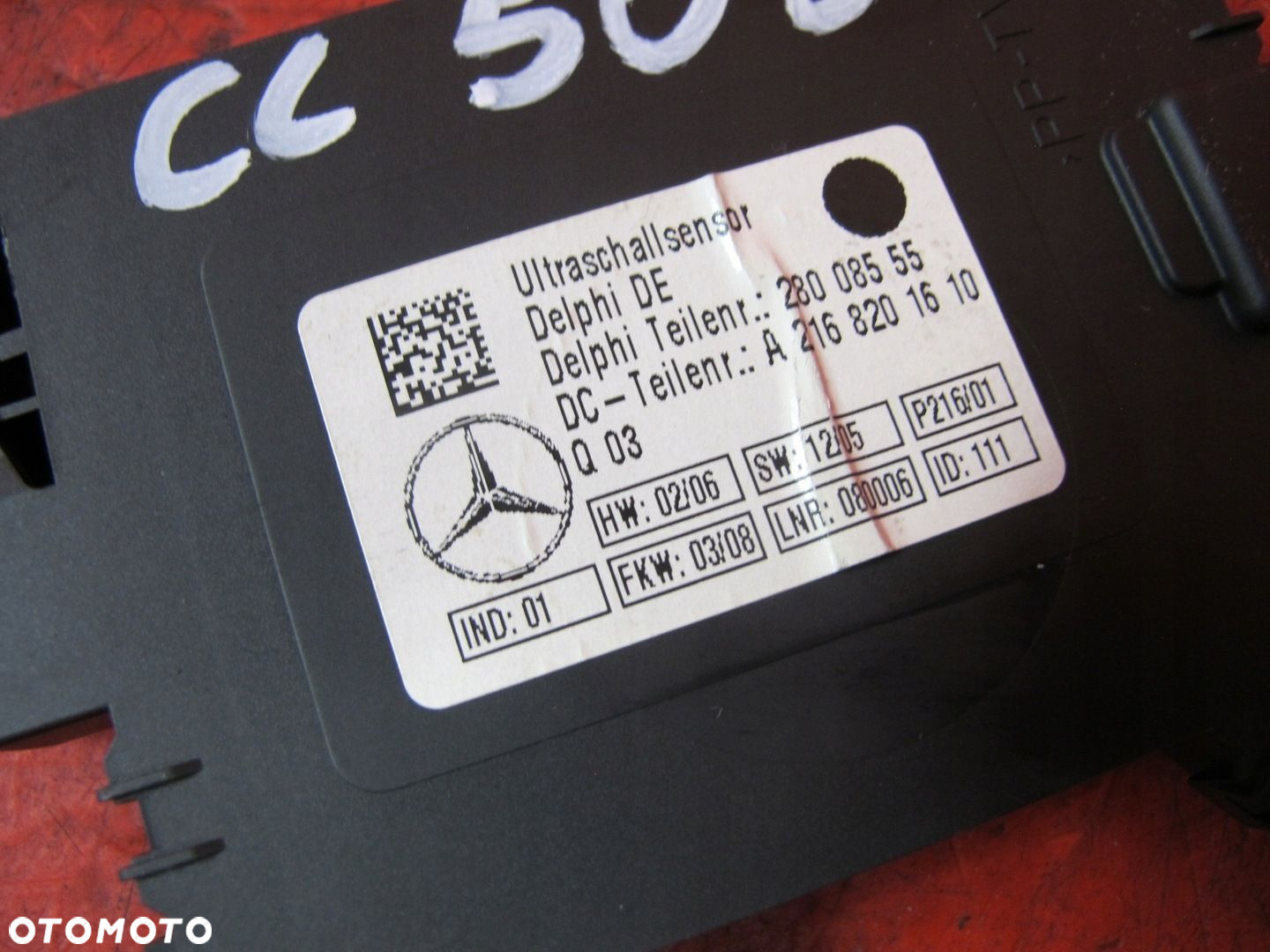 MERCEDES CL W216 CZUJNIK AKUSTYCZNY ULTRADŹWIEKOWY - 3