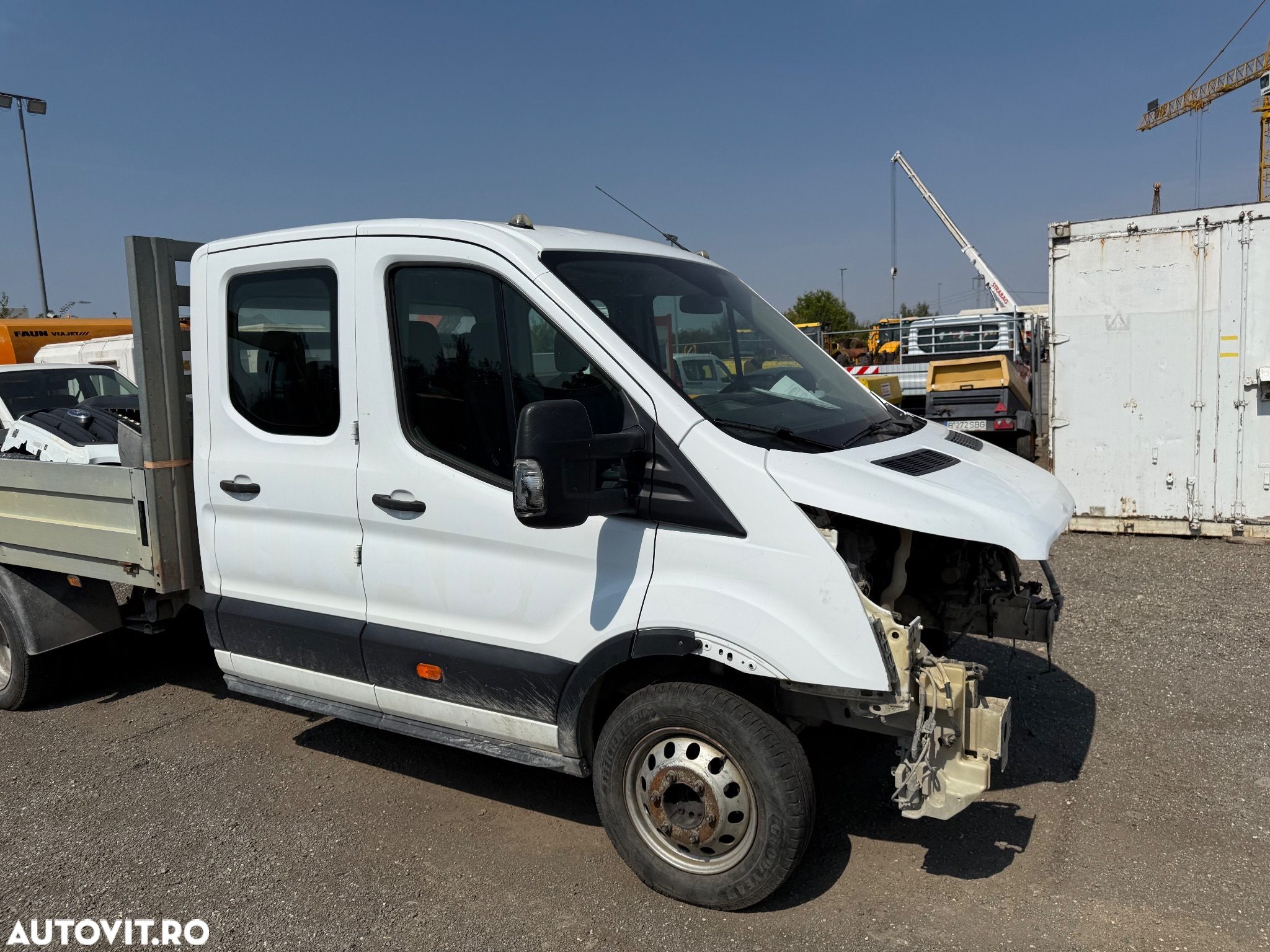 Ford an 2020 Transit 2.0tdi Punte Dubla 7 Locuri Dokka Bena Camioneta Clima AC Unic Proprietar de noua Reprezentanța Ford carosata Istoric Service Complet Carte service Km reali  NU Mercedes Sprinter VW crafter Boxer Iveco - 27