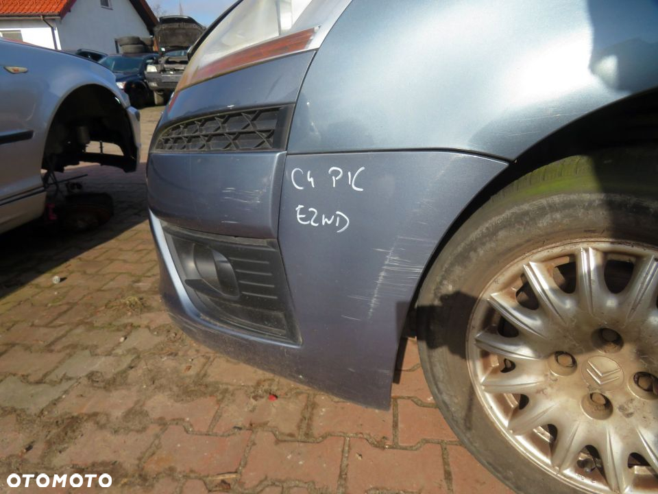 MASKA ZDERZAK BŁOTNIKI LAMPY C4 PICASSO I EZWD  CITROEN 2006-2010 SZARY PRZÓD KOMPLETNY - 7