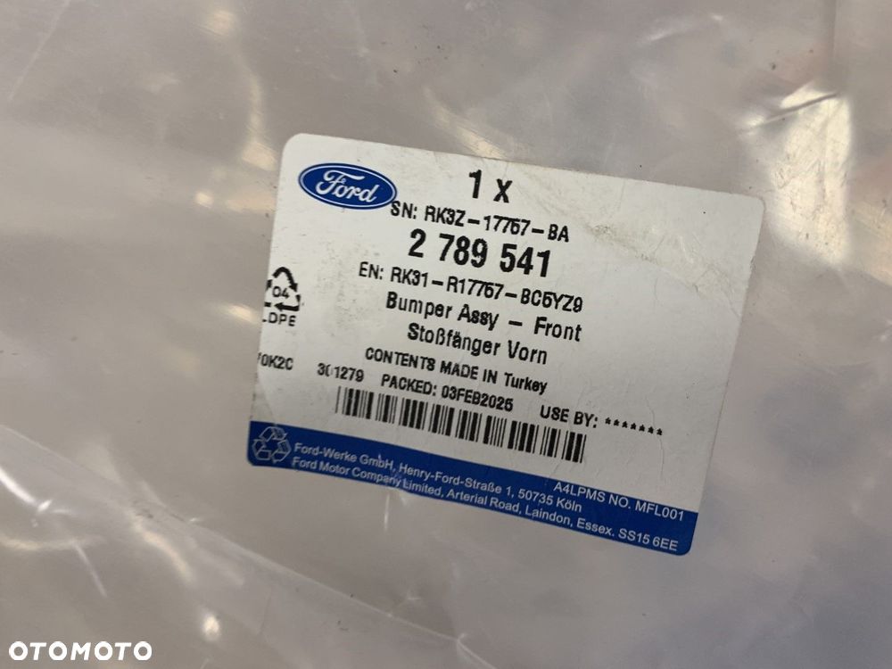NOWY ORYGINALNY ZDERZAK PRZEDNI PRZÓD FORD TRANSIT MK8 8 VIII  4XPDC 18-23 2404367 KK31-R17757-A - 15