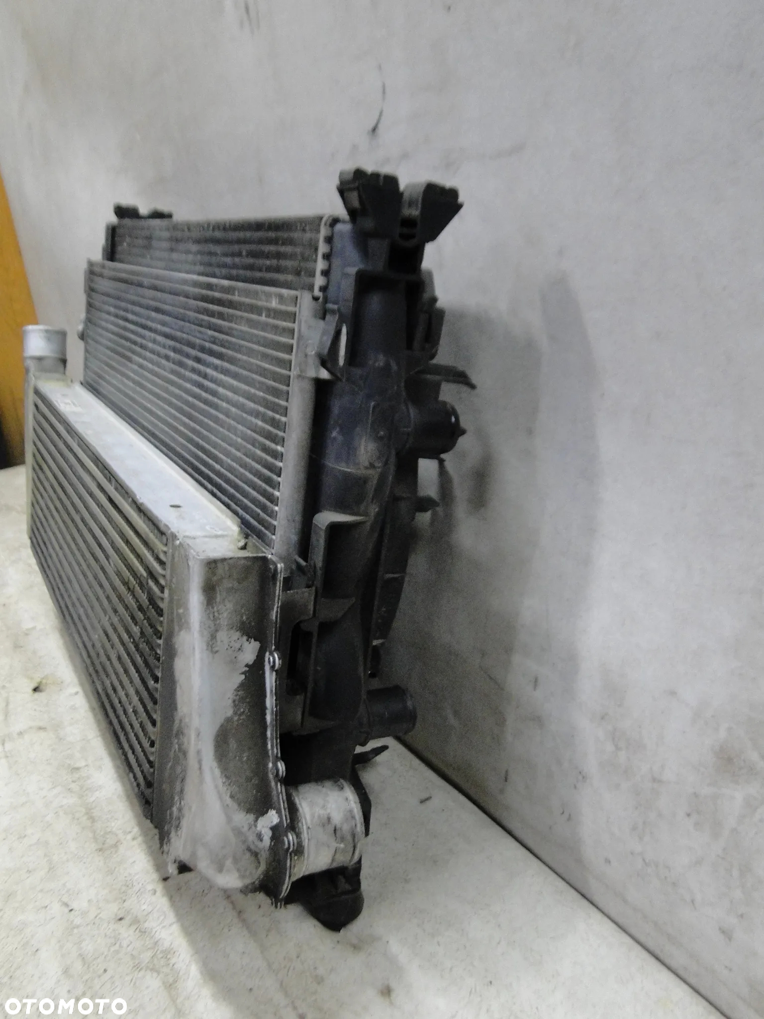 RENAULT SCENIC II 2 CHŁODNICA WODY KLIMATYZACJI INTERCOOLER WENTYLATOR KOMPLET 1.5DCI EUROPA - 5