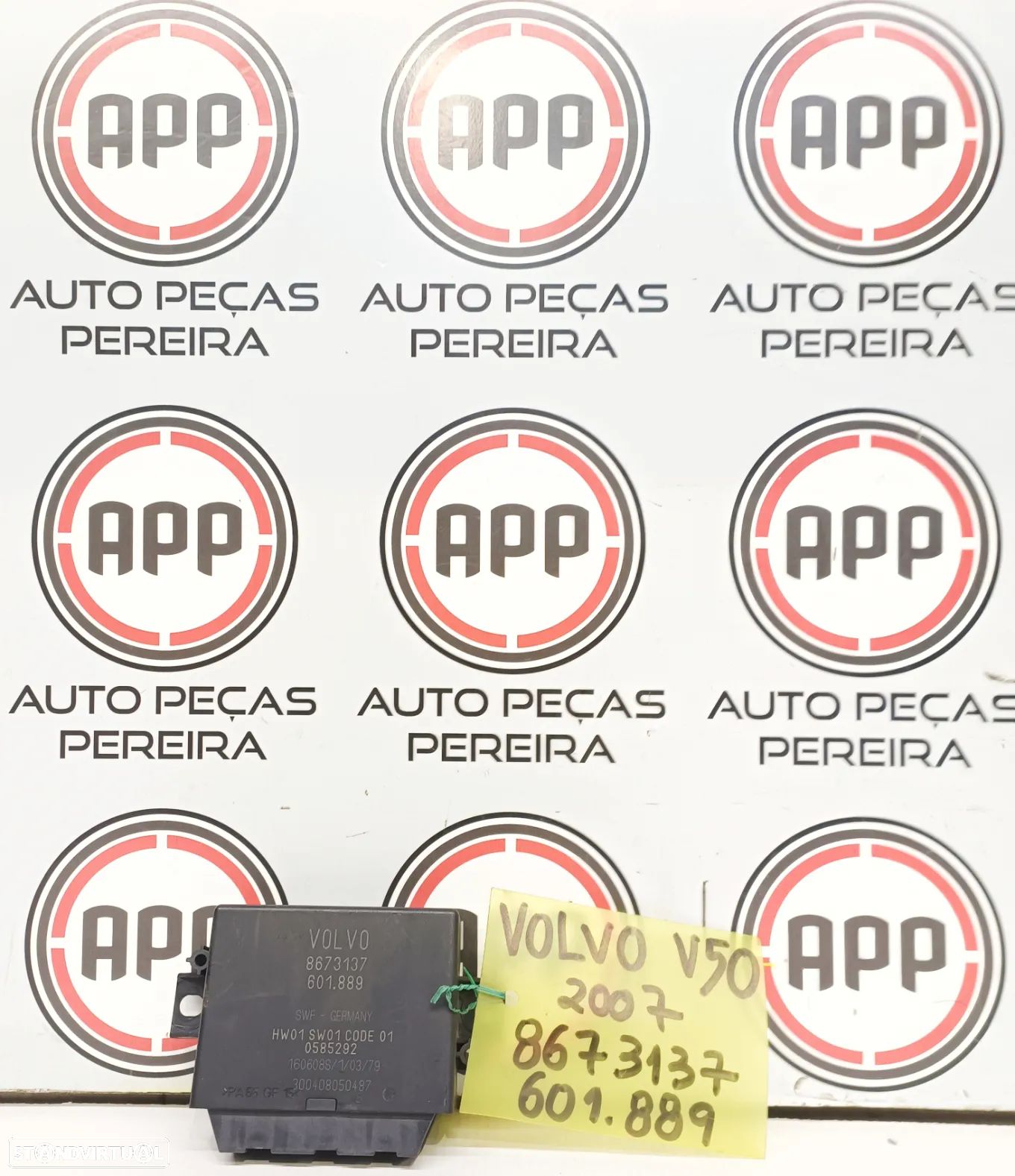 Módulo parqueamento Volvo V50, S40 de 2008, referência 8673137 , 601.889 . - 1