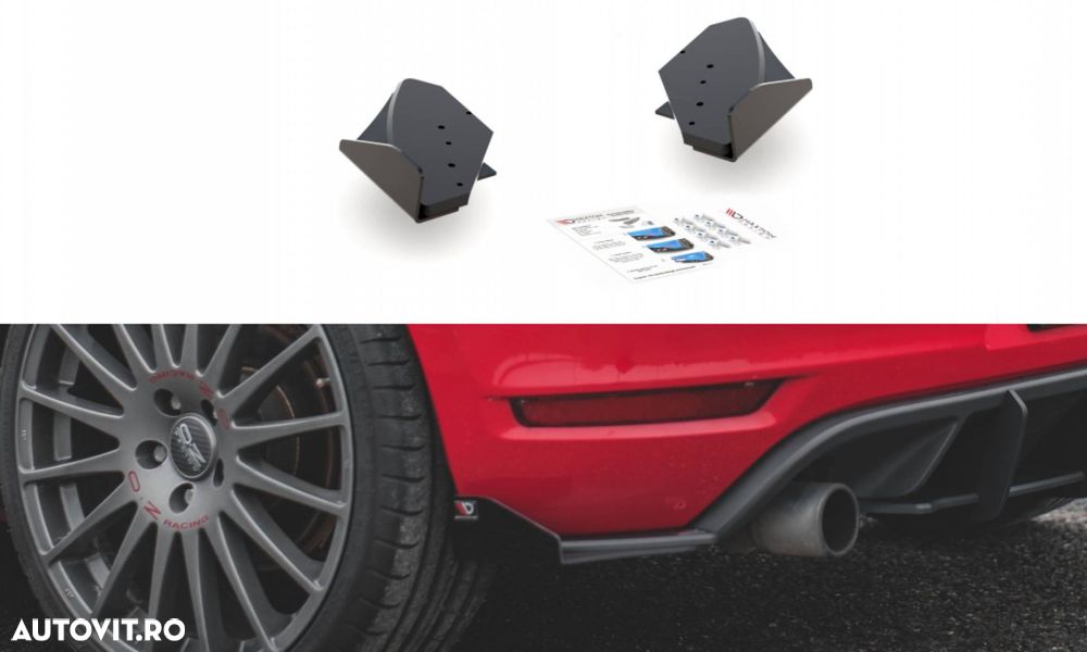 Prelungiri Laterale Bara Spate compatibile cu VW Golf 6 GTI Maxton Design - 1