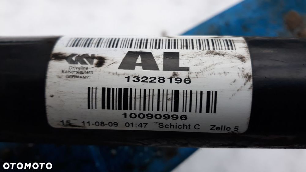 PÓŁOŚ Półośka Opel INSIGNIA  1.8 16v Lewa Prawa 13228196 13228196 - 2