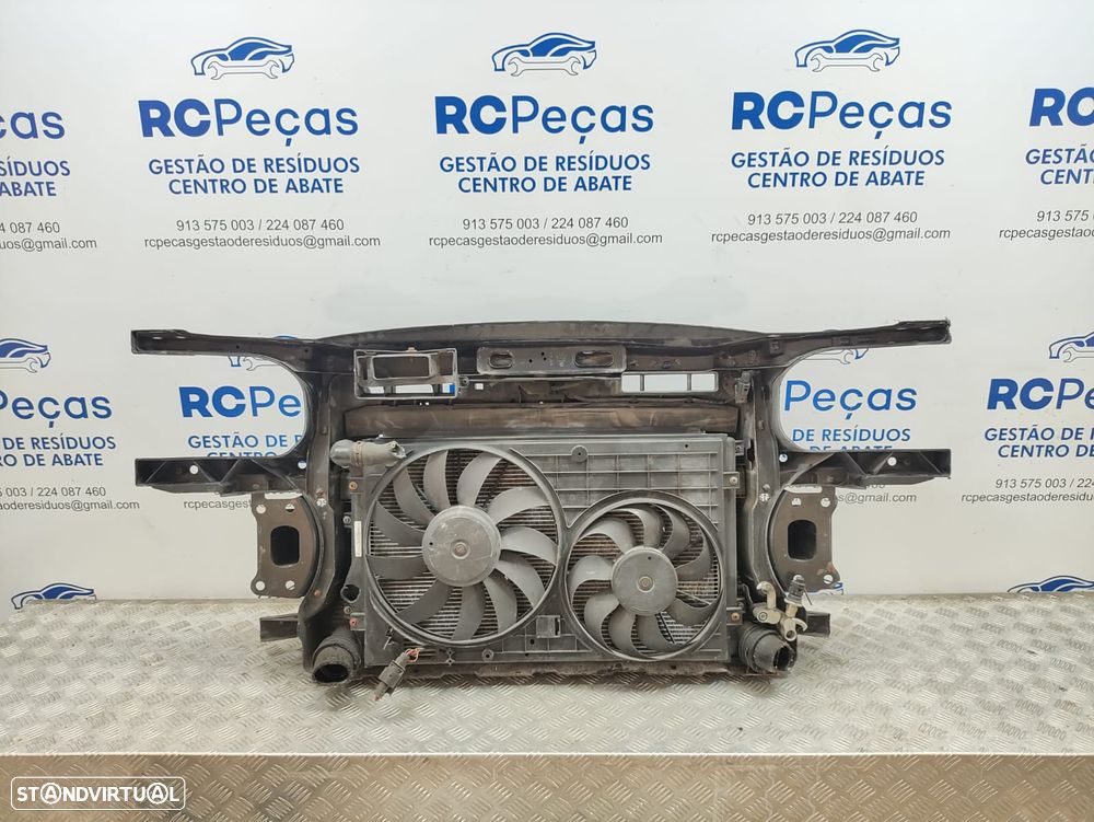 Frente Fibra Completa Radiador Termoventilador Reforço  VW Touran 1T MK1 Diesel Original - 6