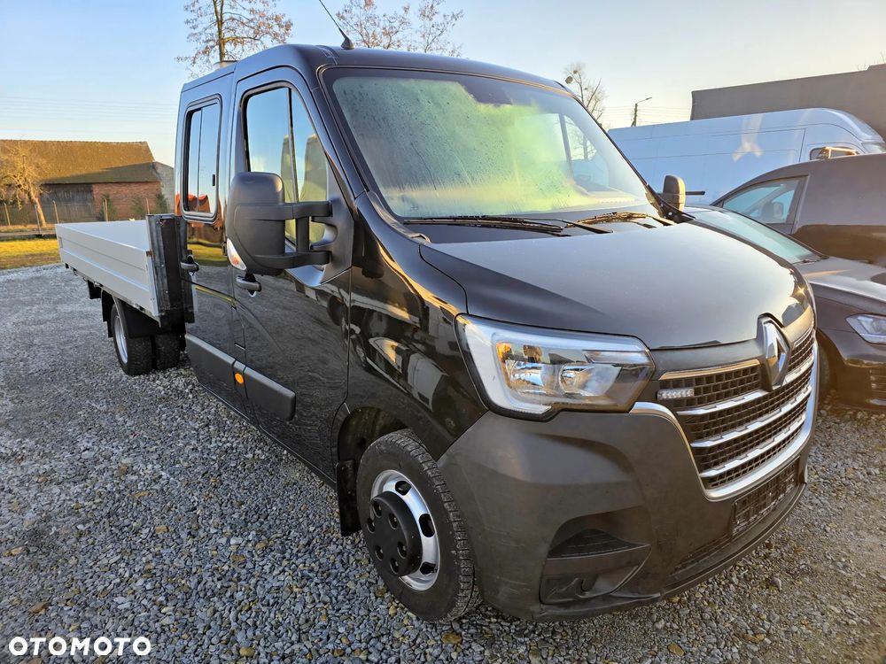 Renault MASTER 2,3 DCI 163 KONNA DOKA BRYGADÓWKA 7 OSOBOWA 3,8M SKRZYNIA KLIMA WEBASTO 167T/KM PRZEBIEGU GWARANCJA BLIŻNIAKI DO 3,5T - 2