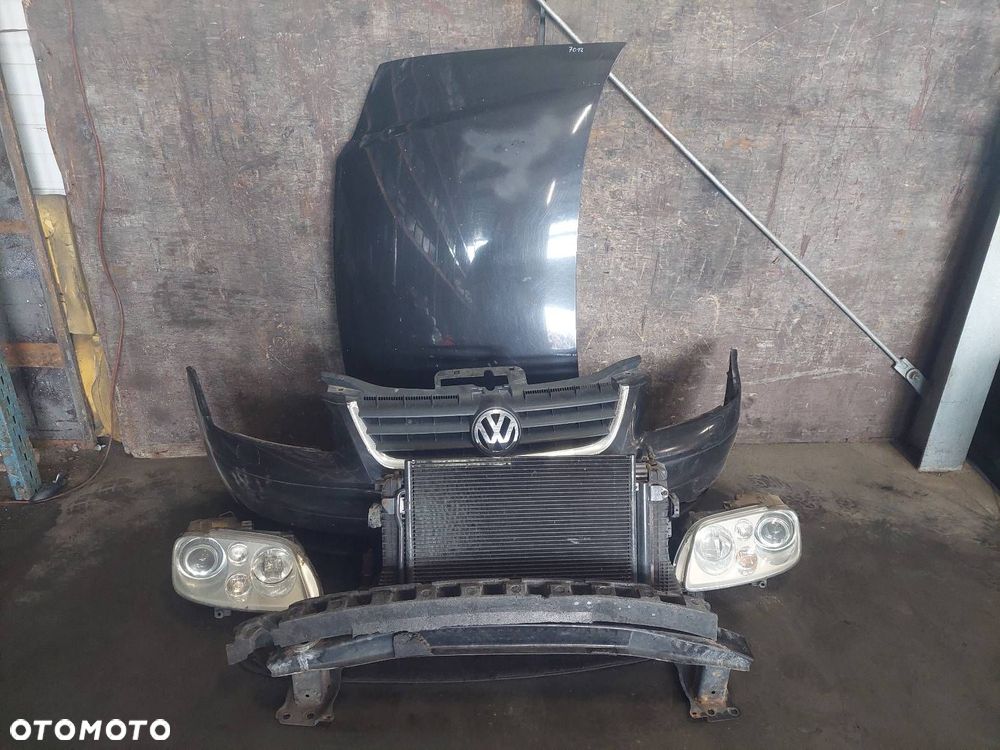 KOMPLETNY PRZÓD MASKA ZDERZAK LAMPY CHŁODNICE VOLKSWAGEN TOURAN I LC9Z - 1
