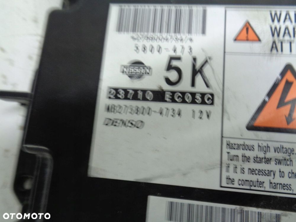 pathfinder r51 navara d40 2.5 dci sterownik silnika 5800-473 mb275800-4734 - 3