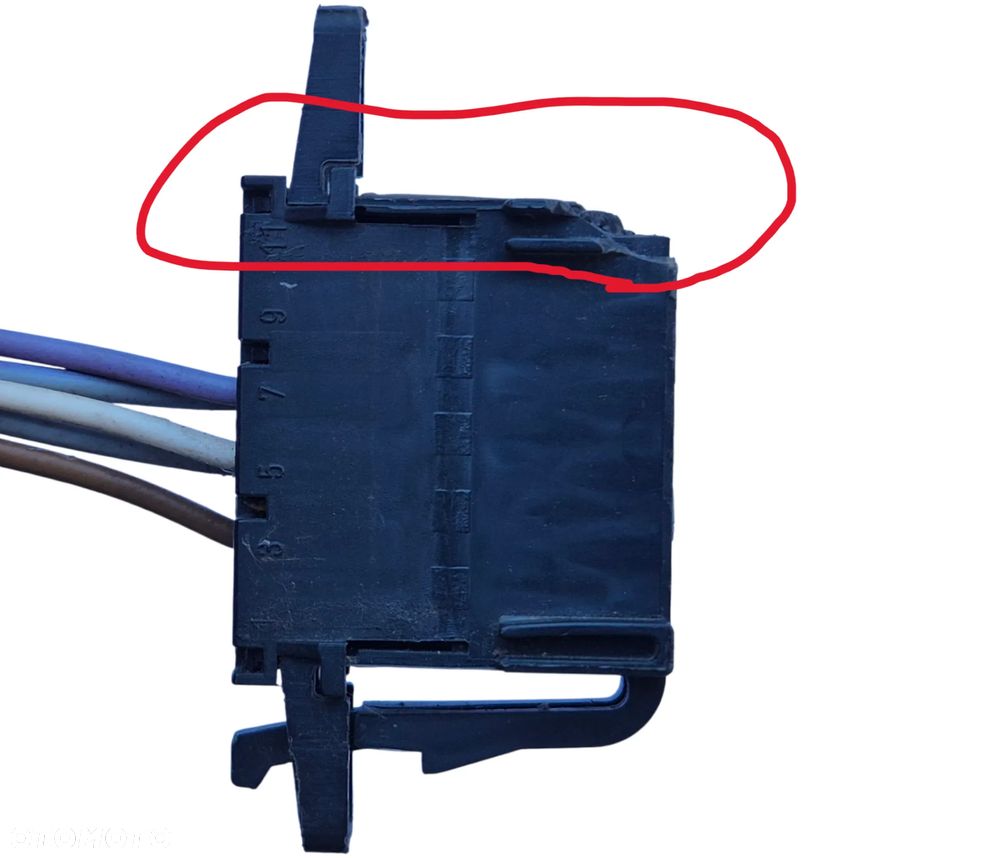 LUSTERKO ELEKTRYCZNE PRAWE 5 PINÓW VW PASSAT B5 FL SREBRNE: LA7W - 7