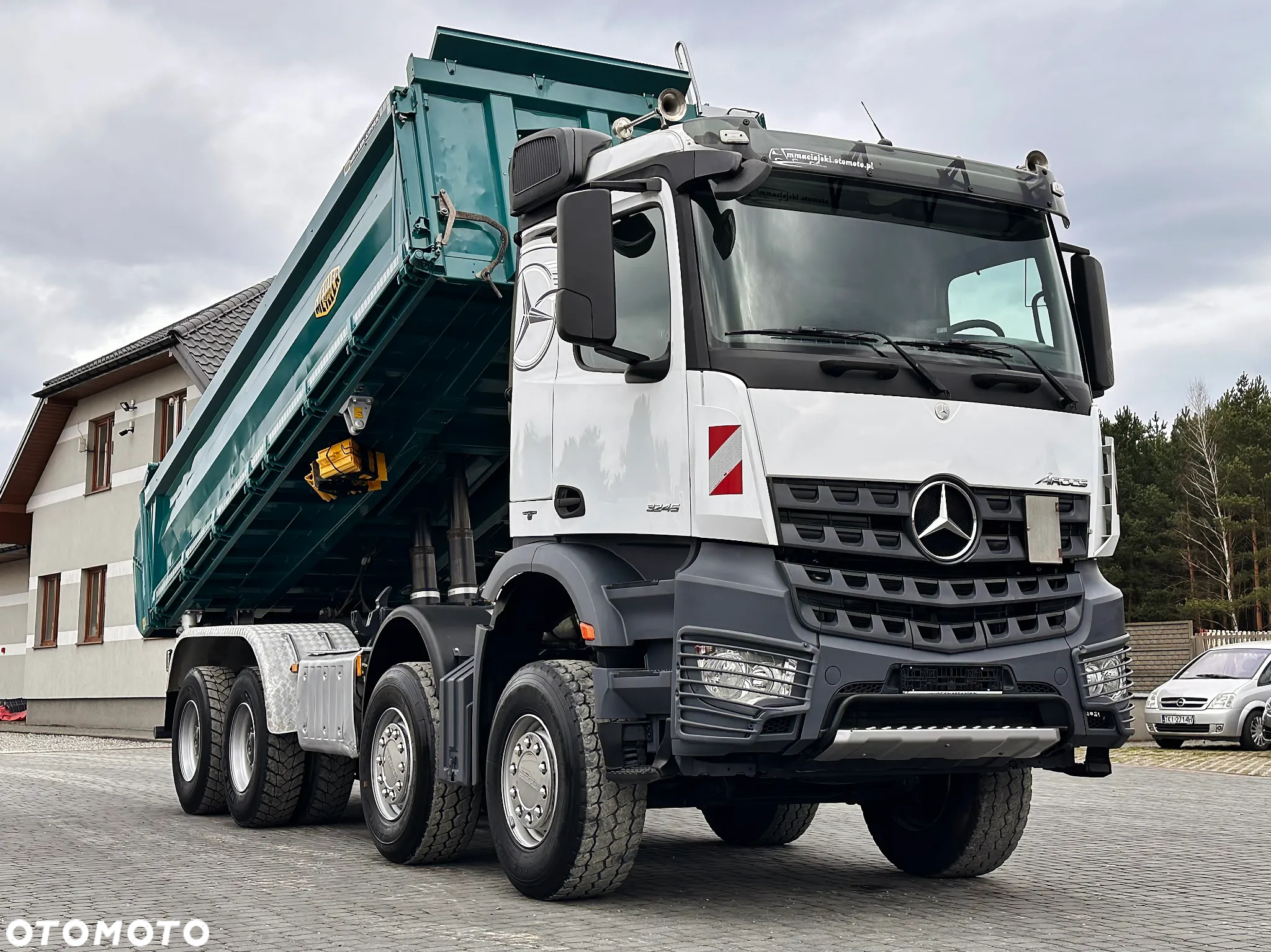 Mercedes-Benz AROCS 3245 8x4 WYWROTKA MEILLER BORDMATIC / ZACZEP DO PRZYCZEPY - 3