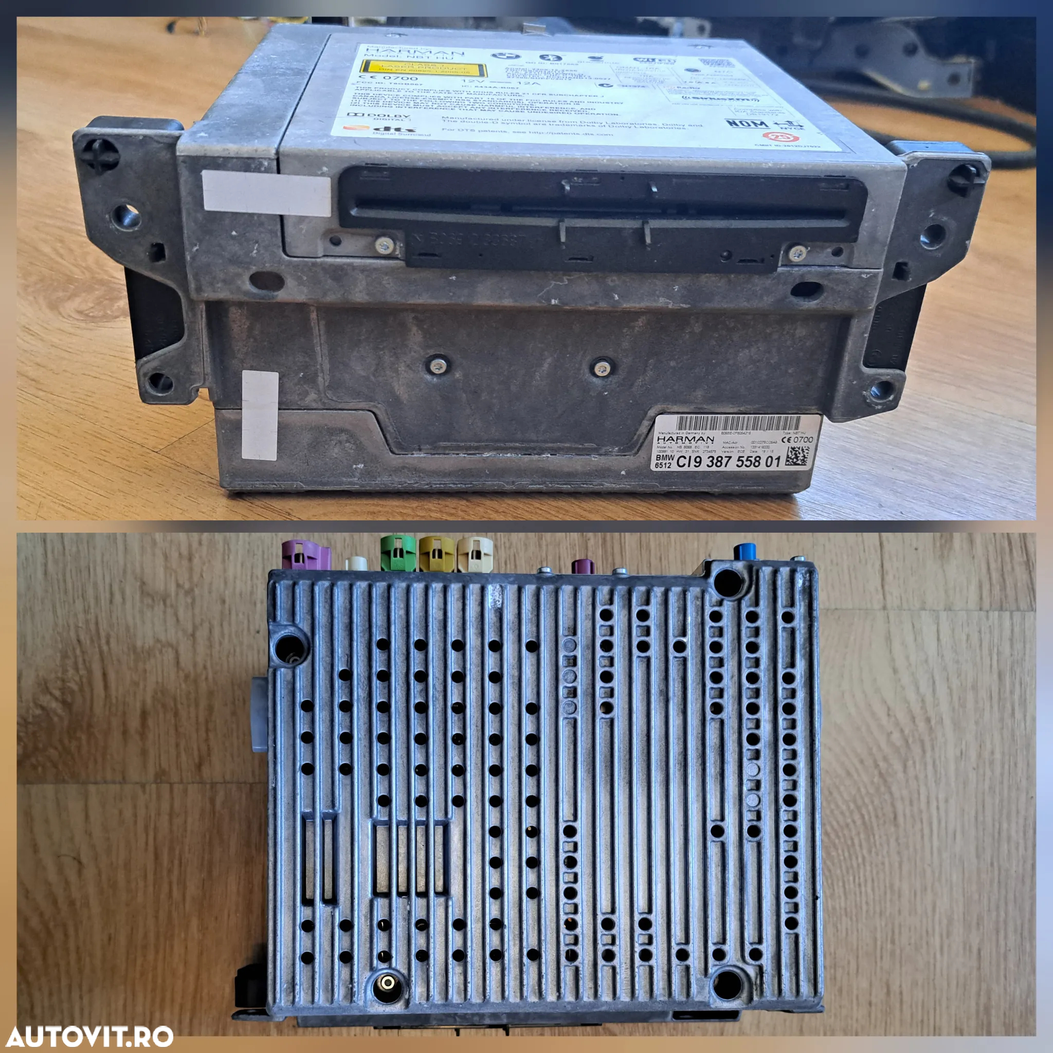 Kit set navigatie profesionala Harman NBT HU original BMW display navigatie Seria 7 F01 + LCI F02 + LCI F03 + LCI - 4