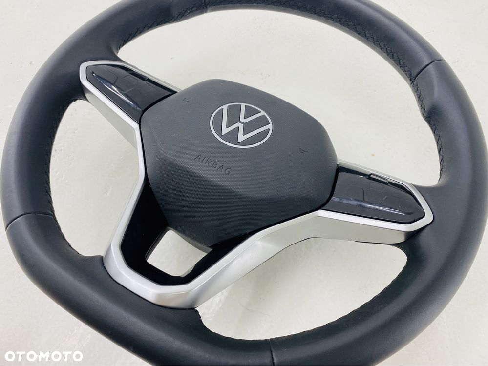 VW CR7 Touareg III kierownica czarnaskóra szaranić łopatki dotyk acc - 6