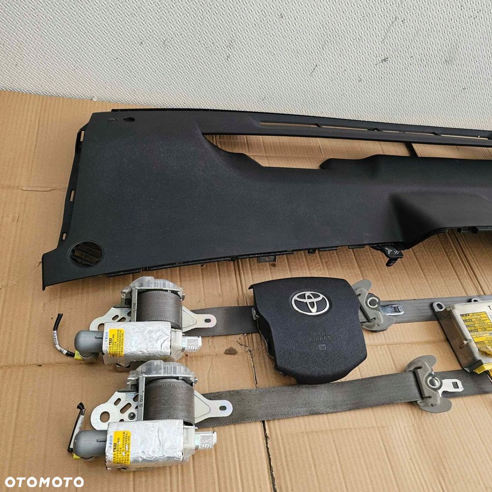 toyota prius ii 2 konsola deska kokpit pasy poduszka airbag oryginał - 3
