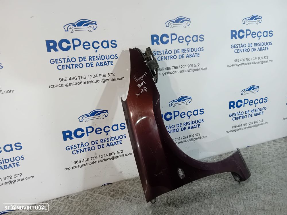 .Guardalamas Frente Frontal Direito Peugeot 307 Facelift Original - 3
