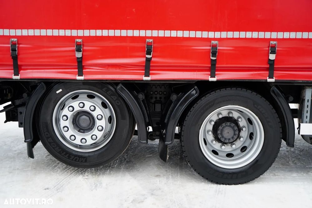 Volvo FH 460 / 7.45 M CORTINĂ / SOLO / I-SAVE / I-PARK COOL / PUNTE RIDICABILĂ ȘI DIRECȚIE / - 18