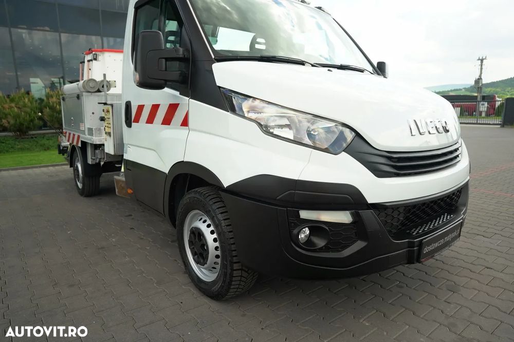Iveco DAILY 35-140 / Platformă de lucru aeriană / FRANCE ELEVATEUR 141 TLE / 4 STABILIZATOARE / MANUALĂ / 2018 - 17