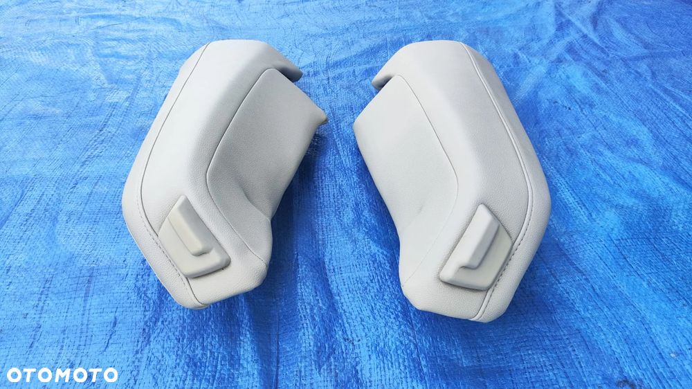 KANAPA TYŁ TYLNA KOMPLETNA PÓŁSKÓRA PÓŁ SKÓRA BEŻOWA KREMOWA ZAGŁÓWEK BOCZEK OPEL INSIGNIA A HATCHBACK HB - 9