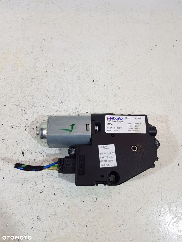 silniczek szyberdachu 7316536 bmw f30 f31 eur - 1