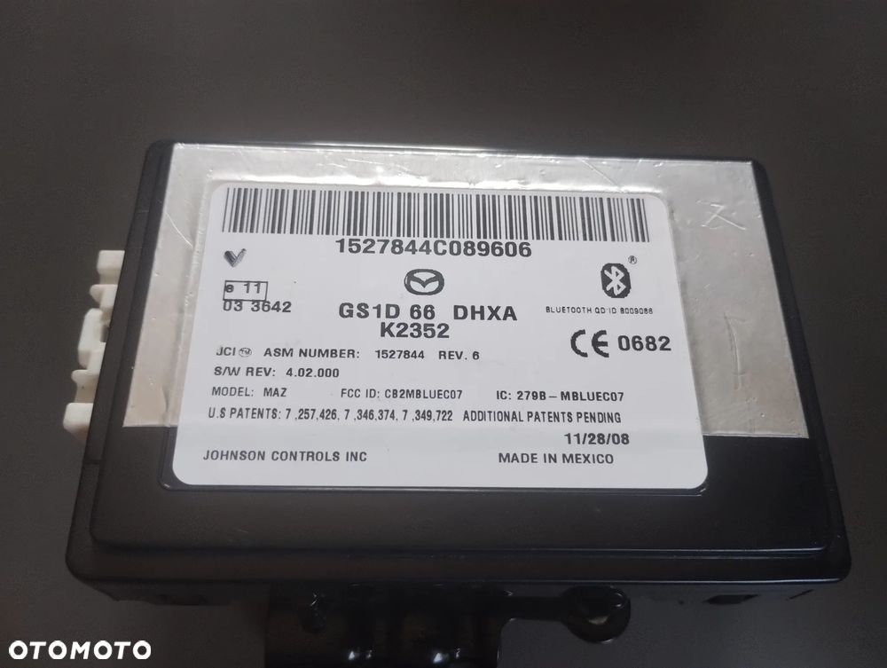 MAZDA 6 II GH 07-13 r. MODUŁ STEROWNIK BLUETOOTH + - 1