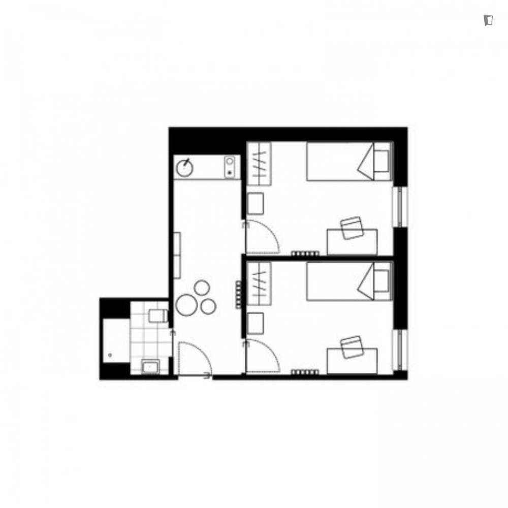 Quarto - localizado em Benfica Lisbon - Grande imagem: 2/4