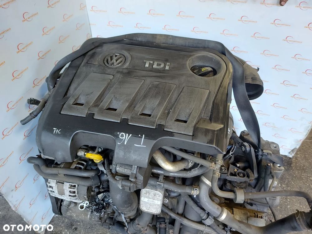 PASSAT GOLF Q3 Q5 2.0 TDI CFF 140KM 154 tys. km 13r silnik bez osprzętu - 1