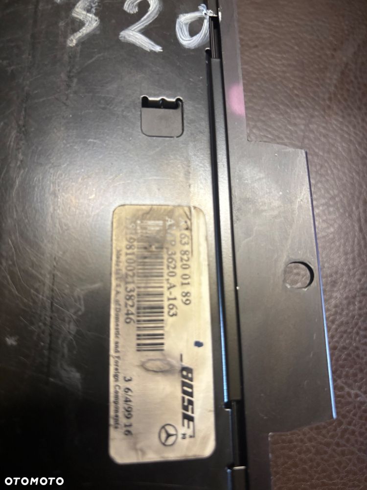 MERCEDES ML W163 WZMACNIACZ BOSE A1638200189 - 5