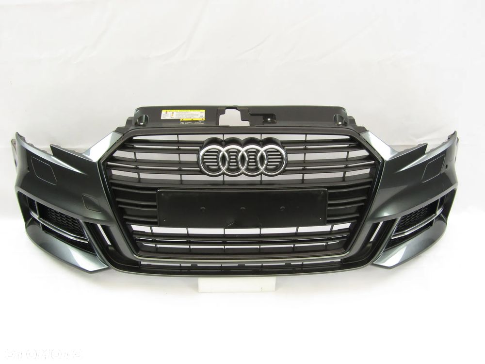Zderzak przedni Audi A3 16 - 20 S Line Hatchback Sprysk./ Pdc-6  LZ7S - 5