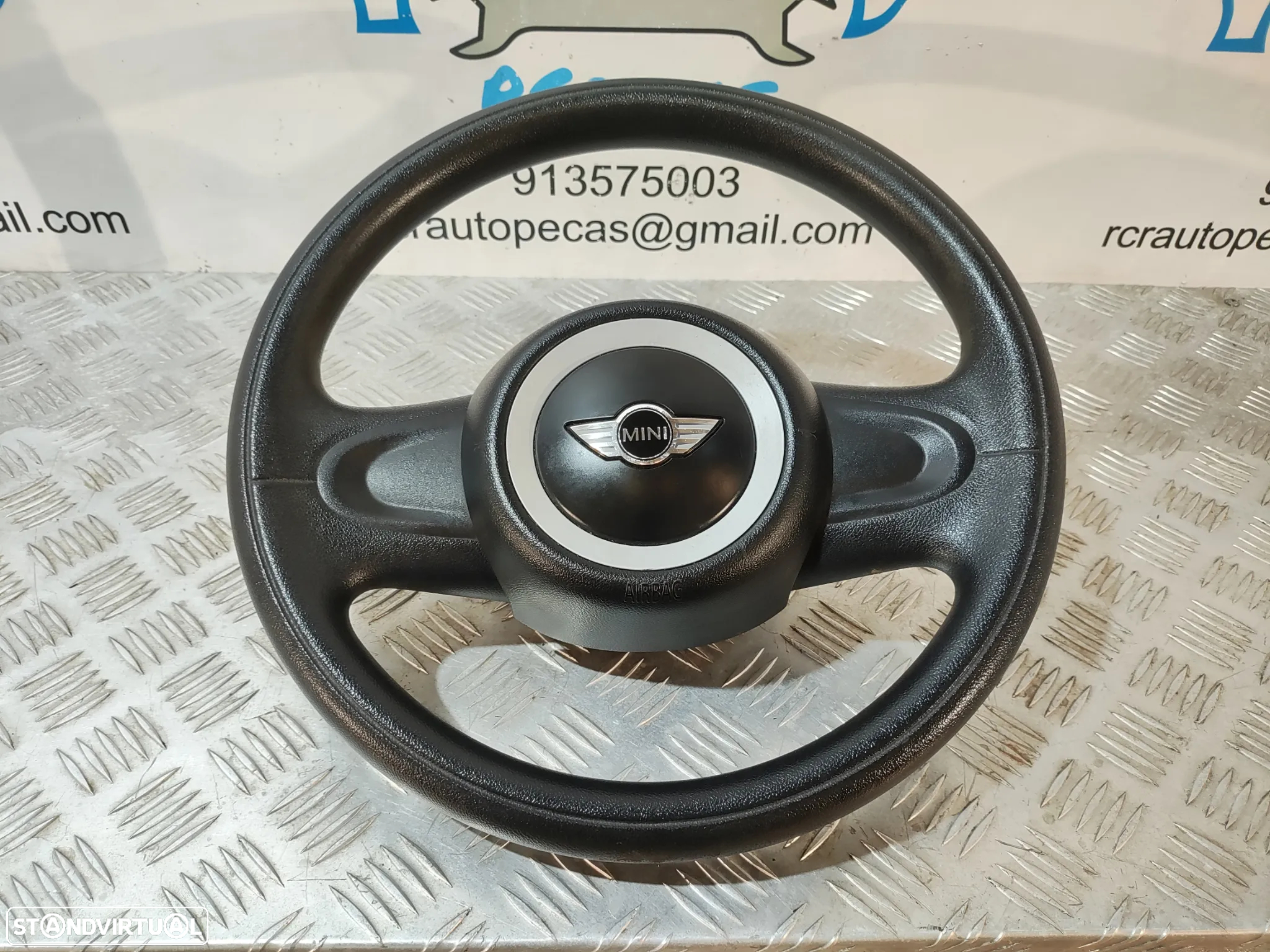 VOLANTE GUIADOR COMPLETO MINI 32302752916 2752916 7029837 MINI COOPER ONE R55 CLUBMAN R56 R57 CABRIO AIRBAG - 2