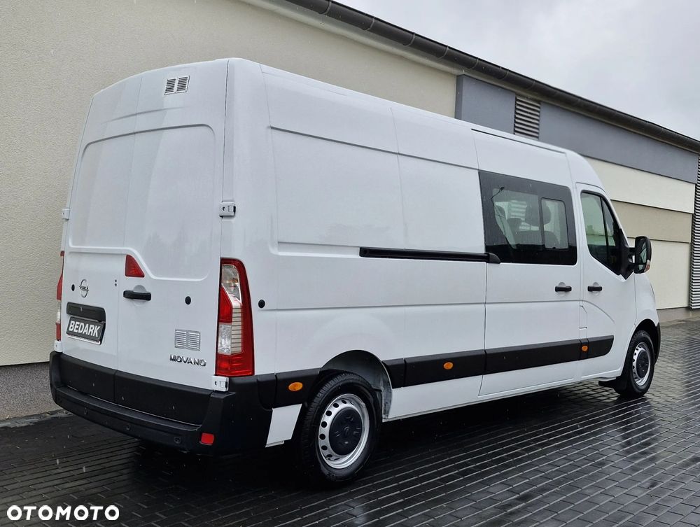 Opel MOVANO, L3H2, BRYGADÓWKA, 7 miejsc, DOKA, kamera cofania, tempomat, klima - 5