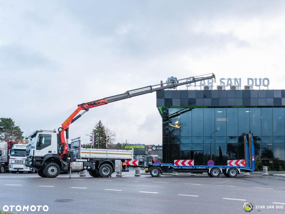 Iveco TRAKKER 450 4x4 PALFINGER PK 23001 EH HDS Żuraw Przyczepa  SCHWARZMÜLLER - 3