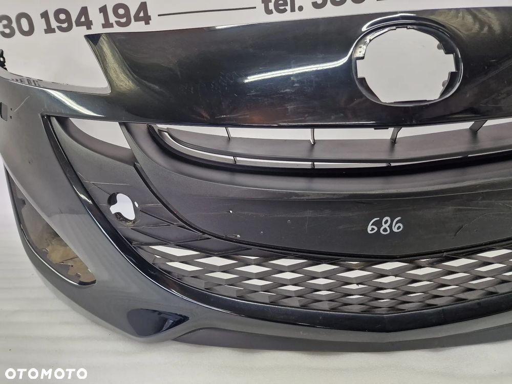MAZDA 5 LIFT 10- ZDERZAK PRZEDNI PRZÓD NA SPRYSKI + KRATKA ŚRODKOWA , NR C513-50031 , NR AUKCJI NZ686 - 9