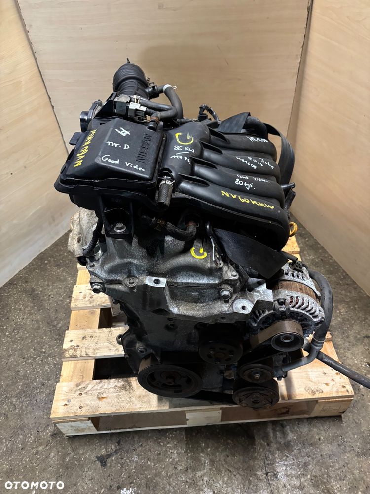 Silnik Nissan Juke HR16de film video nr. D186 SILNIK KOMPLETNY NISSAN QASHQAI J10 JUKE 1.6 16V HR16 HR16DE - 1