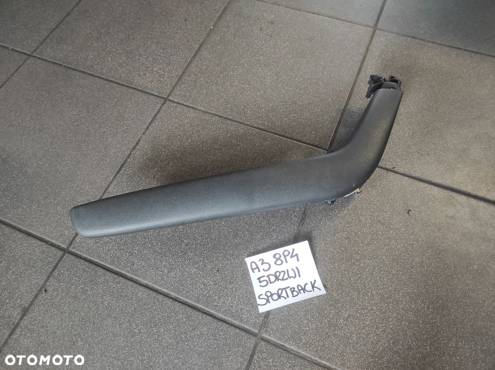 PODŁOKIETNIK DRZWI BOCZKA RĄCZKA LEWA LEWY AUDI A3 8P 5 DRZWI 8P4 WYSYŁKA !!!!! - 2