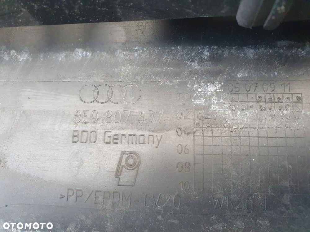 ZDERZAK PRZÓD PRZEDNI AUDI A4 B6 00-05 8E0807437 - 10