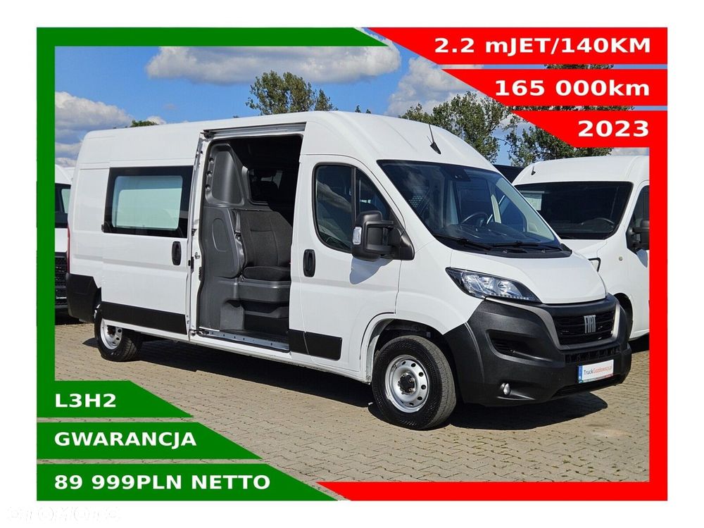 Fiat Ducato L3H2 *89999zł NETTO* Brygadówka 6 osób 2.2 MultiJET/140KM - 1