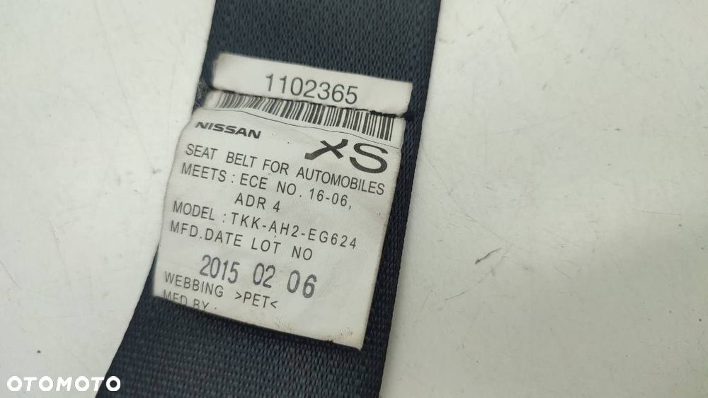 PAS BEZPIECZEŃSTWA ZAPINKA LEWY PRAWY ŚRODKOWY TYŁ INFINITI Q50 - 6