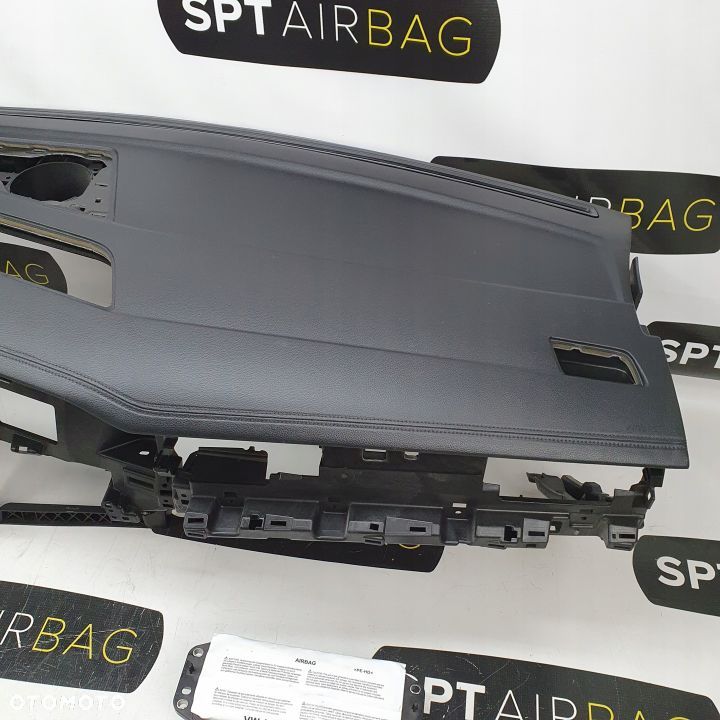 VW TOUAREG 3 LIFT DESKA ROZDZIELCZA KONSOLA KOKPIT PULPIT PODUSZKI AIRBAG AIR BAG PASY KIT SET - 4