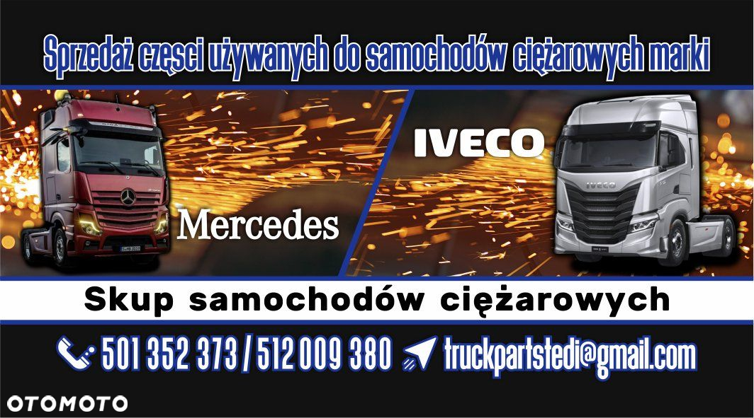 Czujnik zużycia klocków hamulcowych Mercedes Atego Axor - 2