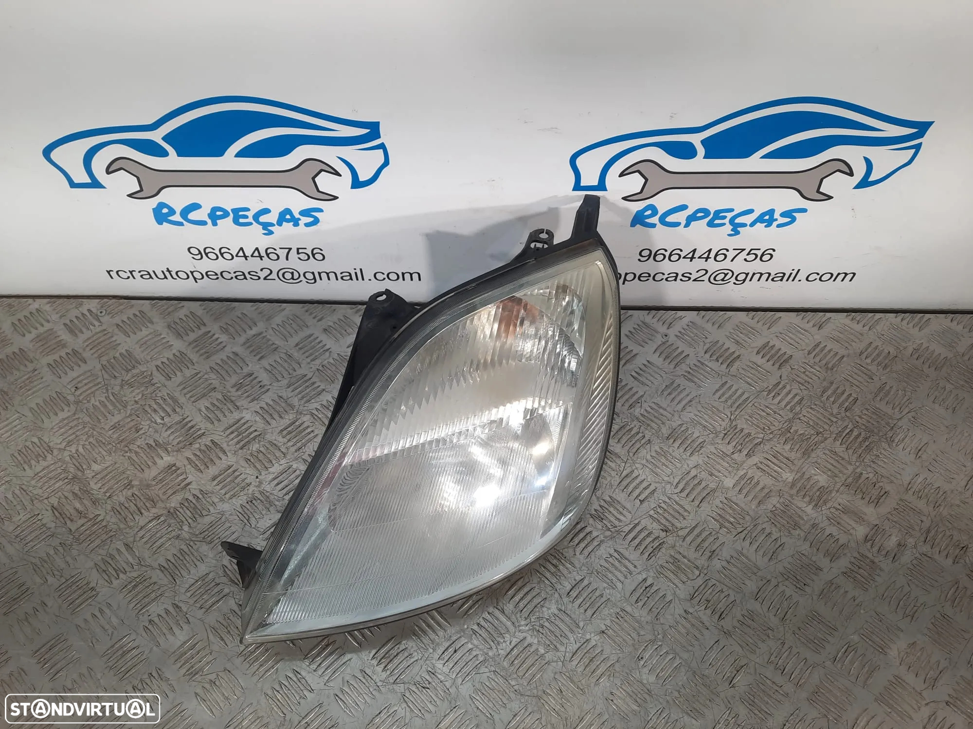 OTICA OTICAS ESQUERDA DIREITA FORD FIESTA V 5 MK5 OPTICA OPTICAS FAROL FAROIS ORIGINAL - 5