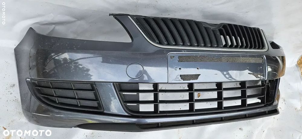 SKODA fabia II 2 lift  ZDERZAK PRZEDNI GRILL ATRAPA LF08 - 2