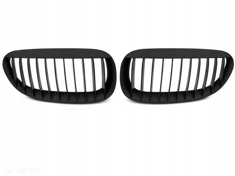 Atrapa Grill Nerki Bmw E63 E64 02-10 Matt Black - 1