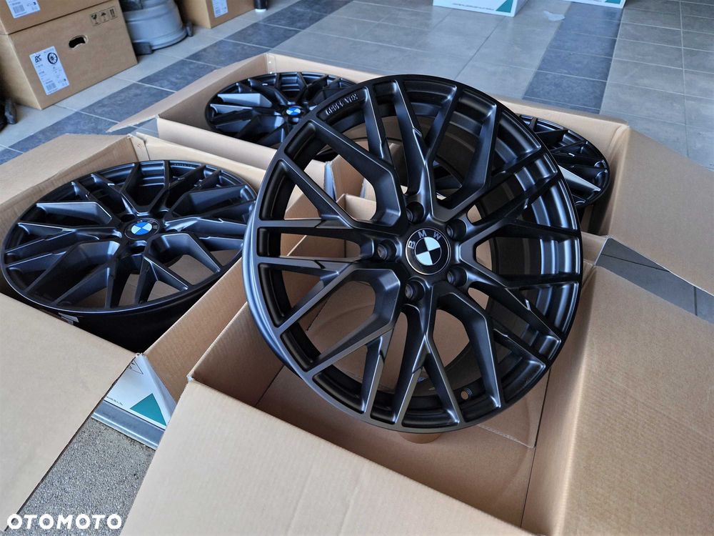 Alufelgi 17 BMW 5x120 1 3 X1 X3 F30 F31 E90 E91 E46 F20 F21 E87 E83 F25 Czarne ! 606# - 4