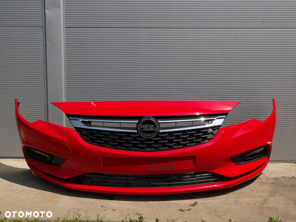 OPEL ASTRA K 5 ZDERZAK PRZEDNI PRZÓD KOMPLETNY HALOGENY Z 50S