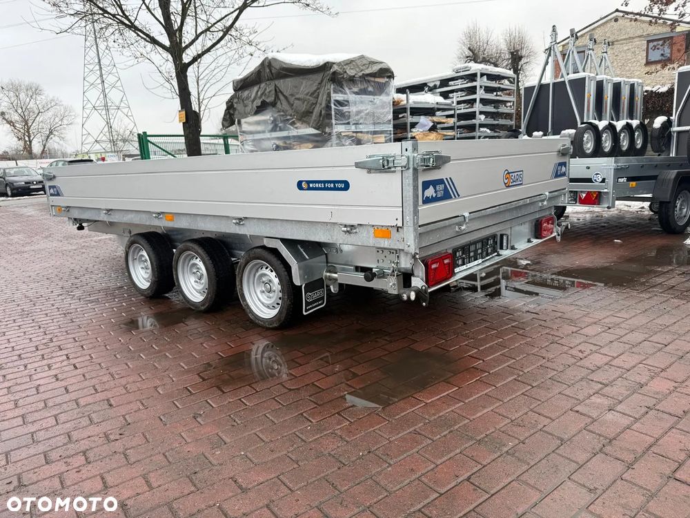 Saris Przyczepa Kiprowana Saris Tipper K3 406x204x35 cm 3500kg zawieszenie resor+amorytzator dostawa pod dom - 3